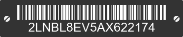 2010 LINCOLN Town Car 2LNBL8EV5AX622174 VIN decoded