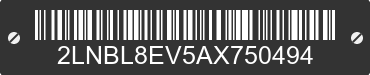 2010 LINCOLN Town Car 2LNBL8EV5AX750494 VIN decoded