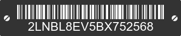 2011 LINCOLN Town Car 2LNBL8EV5BX752568 VIN decoded