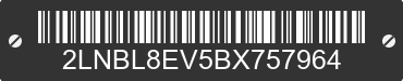 2011 LINCOLN Town Car 2LNBL8EV5BX757964 VIN decoded