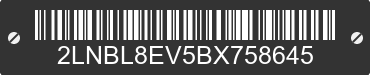 2011 LINCOLN Town Car 2LNBL8EV5BX758645 VIN decoded