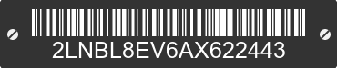 2010 LINCOLN Town Car 2LNBL8EV6AX622443 VIN decoded