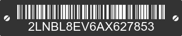 2010 LINCOLN Town Car 2LNBL8EV6AX627853 VIN decoded