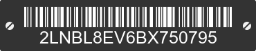 2011 LINCOLN Town Car 2LNBL8EV6BX750795 VIN decoded