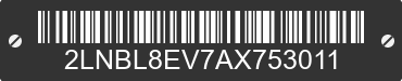 2010 LINCOLN Town Car 2LNBL8EV7AX753011 VIN decoded