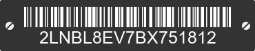 2011 LINCOLN Town Car 2LNBL8EV7BX751812 VIN decoded