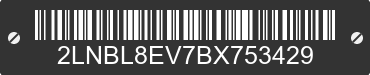 2011 LINCOLN Town Car 2LNBL8EV7BX753429 VIN decoded