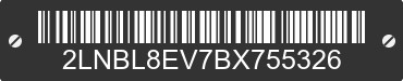 2011 LINCOLN Town Car 2LNBL8EV7BX755326 VIN decoded