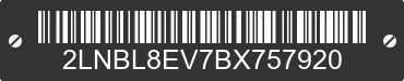 2011 LINCOLN Town Car 2LNBL8EV7BX757920 VIN decoded