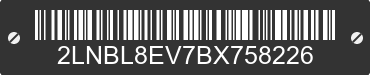 2011 LINCOLN Town Car 2LNBL8EV7BX758226 VIN decoded
