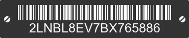 2011 LINCOLN Town Car 2LNBL8EV7BX765886 VIN decoded