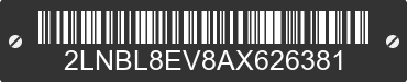 2010 LINCOLN Town Car 2LNBL8EV8AX626381 VIN decoded