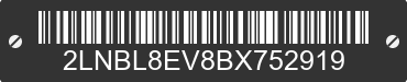 2011 LINCOLN Town Car 2LNBL8EV8BX752919 VIN decoded