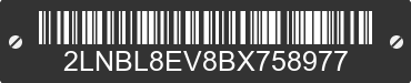 2011 LINCOLN Town Car 2LNBL8EV8BX758977 VIN decoded