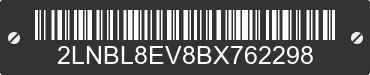 2011 LINCOLN Town Car 2LNBL8EV8BX762298 VIN decoded