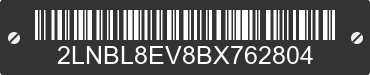 2011 LINCOLN Town Car 2LNBL8EV8BX762804 VIN decoded