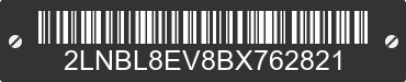 2011 LINCOLN Town Car 2LNBL8EV8BX762821 VIN decoded