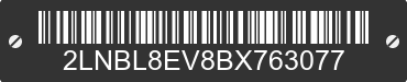 2011 LINCOLN Town Car 2LNBL8EV8BX763077 VIN decoded