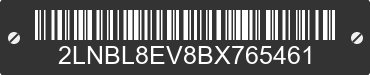 2011 LINCOLN Town Car 2LNBL8EV8BX765461 VIN decoded