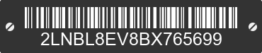 2011 LINCOLN Town Car 2LNBL8EV8BX765699 VIN decoded
