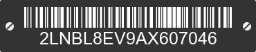 2010 LINCOLN Town Car 2LNBL8EV9AX607046 VIN decoded