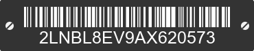 2010 LINCOLN Town Car 2LNBL8EV9AX620573 VIN decoded