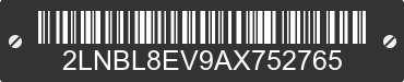 2010 LINCOLN Town Car 2LNBL8EV9AX752765 VIN decoded