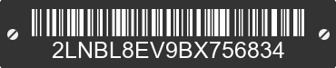 2011 LINCOLN Town Car 2LNBL8EV9BX756834 VIN decoded