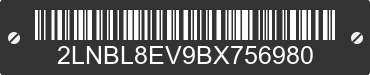 2011 LINCOLN Town Car 2LNBL8EV9BX756980 VIN decoded
