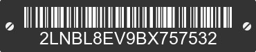 2011 LINCOLN Town Car 2LNBL8EV9BX757532 VIN decoded