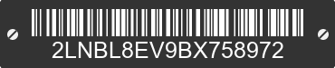 2011 LINCOLN Town Car 2LNBL8EV9BX758972 VIN decoded