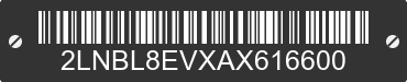 2010 LINCOLN Town Car 2LNBL8EVXAX616600 VIN decoded