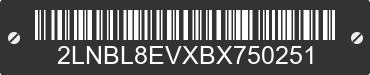 2011 LINCOLN Town Car 2LNBL8EVXBX750251 VIN decoded