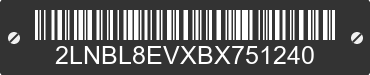 2011 LINCOLN Town Car 2LNBL8EVXBX751240 VIN decoded