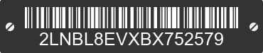 2011 LINCOLN Town Car 2LNBL8EVXBX752579 VIN decoded