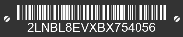 2011 LINCOLN Town Car 2LNBL8EVXBX754056 VIN decoded