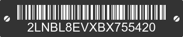 2011 LINCOLN Town Car 2LNBL8EVXBX755420 VIN decoded