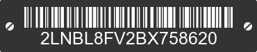 2011 LINCOLN Town Car 2LNBL8FV2BX758620 VIN decoded