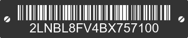 2011 LINCOLN Town Car 2LNBL8FV4BX757100 VIN decoded