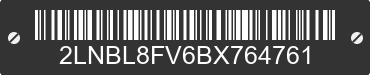 2011 LINCOLN Town Car 2LNBL8FV6BX764761 VIN decoded