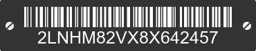 2008 LINCOLN Town Car 2LNHM82VX8X642457 VIN decoded