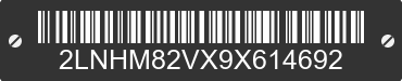 2009 LINCOLN Town Car 2LNHM82VX9X614692 VIN decoded
