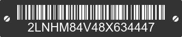 2008 LINCOLN Town Car 2LNHM84V48X634447 VIN decoded