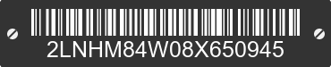 2008 LINCOLN Town Car 2LNHM84W08X650945 VIN decoded