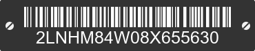 2008 LINCOLN Town Car 2LNHM84W08X655630 VIN decoded
