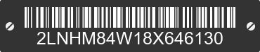2008 LINCOLN Town Car 2LNHM84W18X646130 VIN decoded