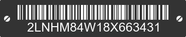 2008 LINCOLN Town Car 2LNHM84W18X663431 VIN decoded