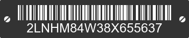 2008 LINCOLN Town Car 2LNHM84W38X655637 VIN decoded