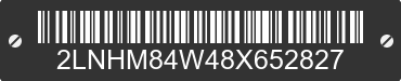 2008 LINCOLN Town Car 2LNHM84W48X652827 VIN decoded