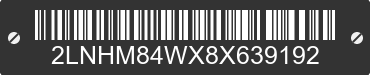 2008 LINCOLN Town Car 2LNHM84WX8X639192 VIN decoded